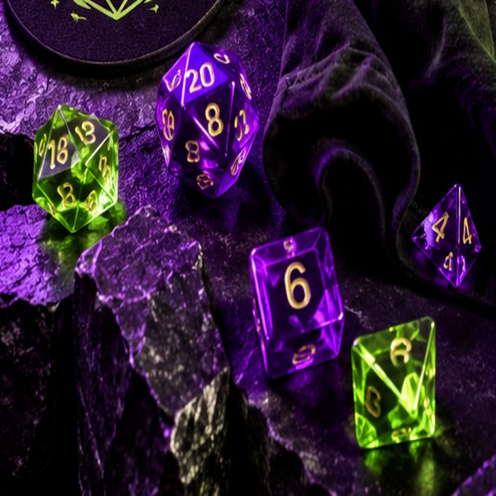 Toxic Roll Dice Set concept product image