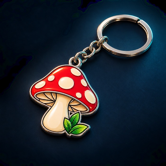 Little Shroom Keychain concept product image